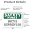 Signmission Safety Culture Sign, 10 in Width, Vinyl Decal, Rectangle OS-2PACK-SF-D-710-L-19601 - alternate 6